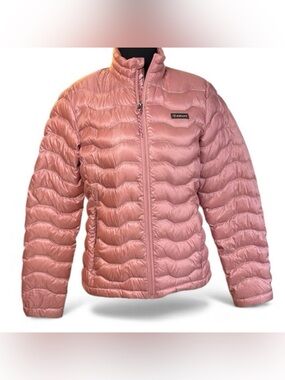 Ariat Pink Puffer Jacket Full Zip Down Filled XL